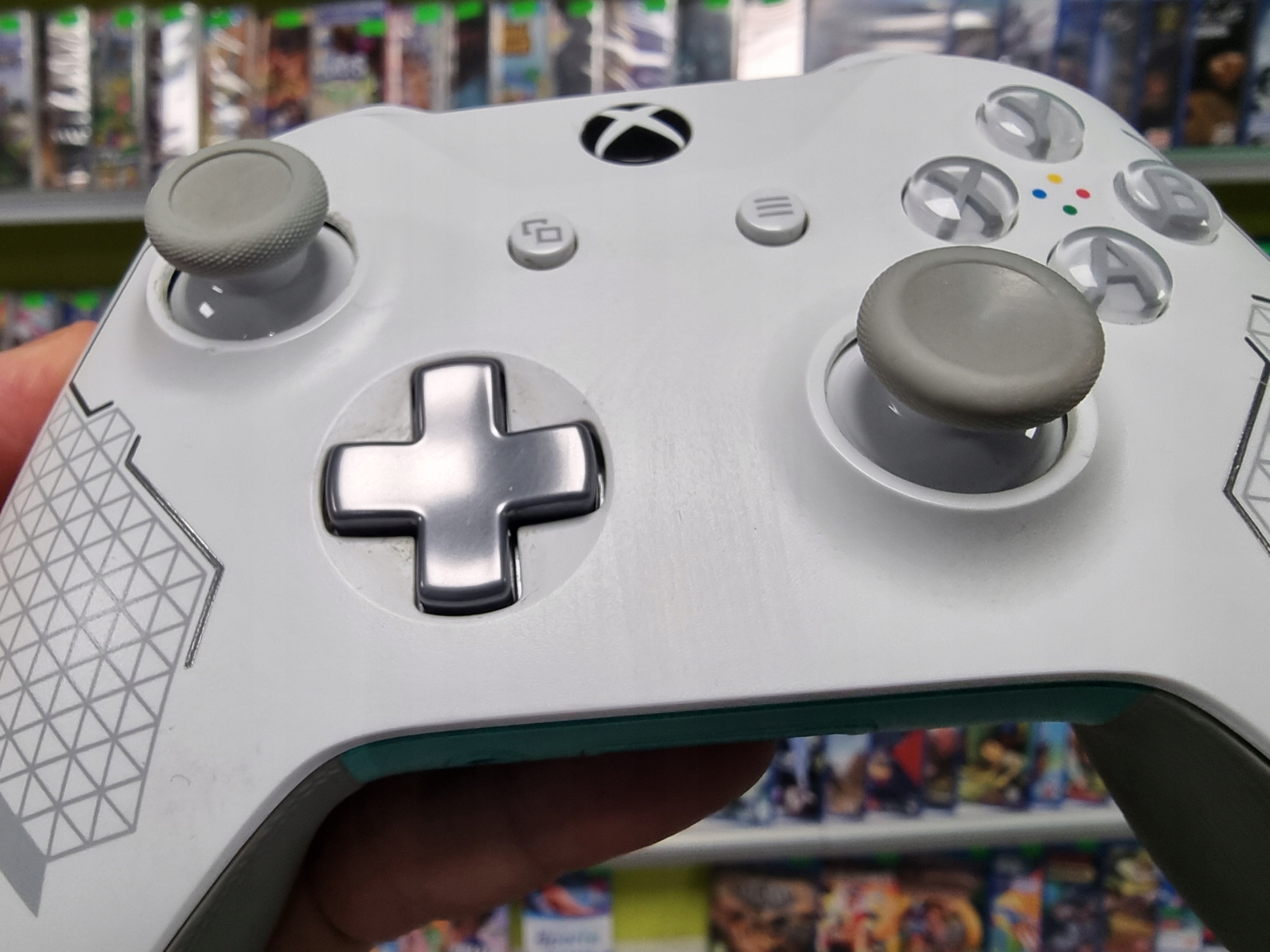 25. PAD KONTROLER XBOX ONE SERIES S X PC SPORT WHITE GUMOWANE GRIPY LIMITED Kompatybilne platformy PC Xbox Series Xbox One Android