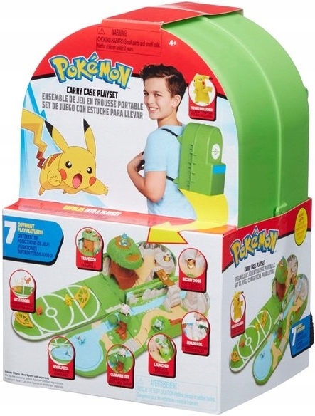 

Pokemon Plecak Plansza Do Zabawy + Figurka Pikachu