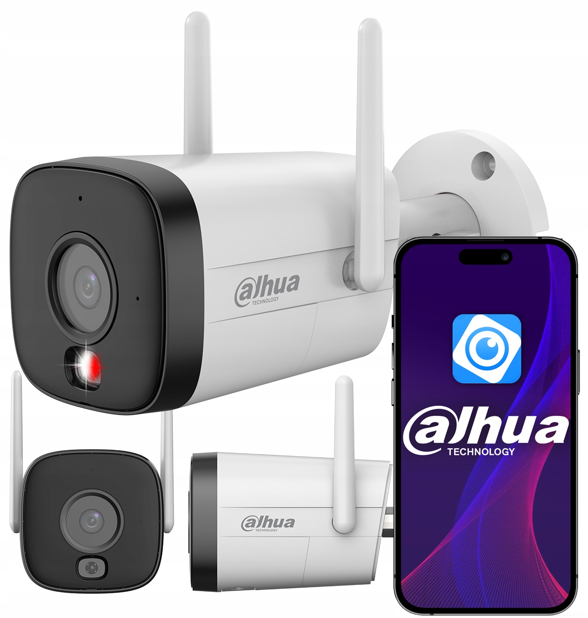 WiFi kamera Dahua 5MPx 3K Vonkajšia IPC-HFW1539DTK1-SAW-IL Detekcia Smd