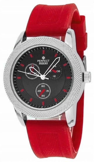 

Elegancki Damski Zegarek Perfect Gumowy Pasek