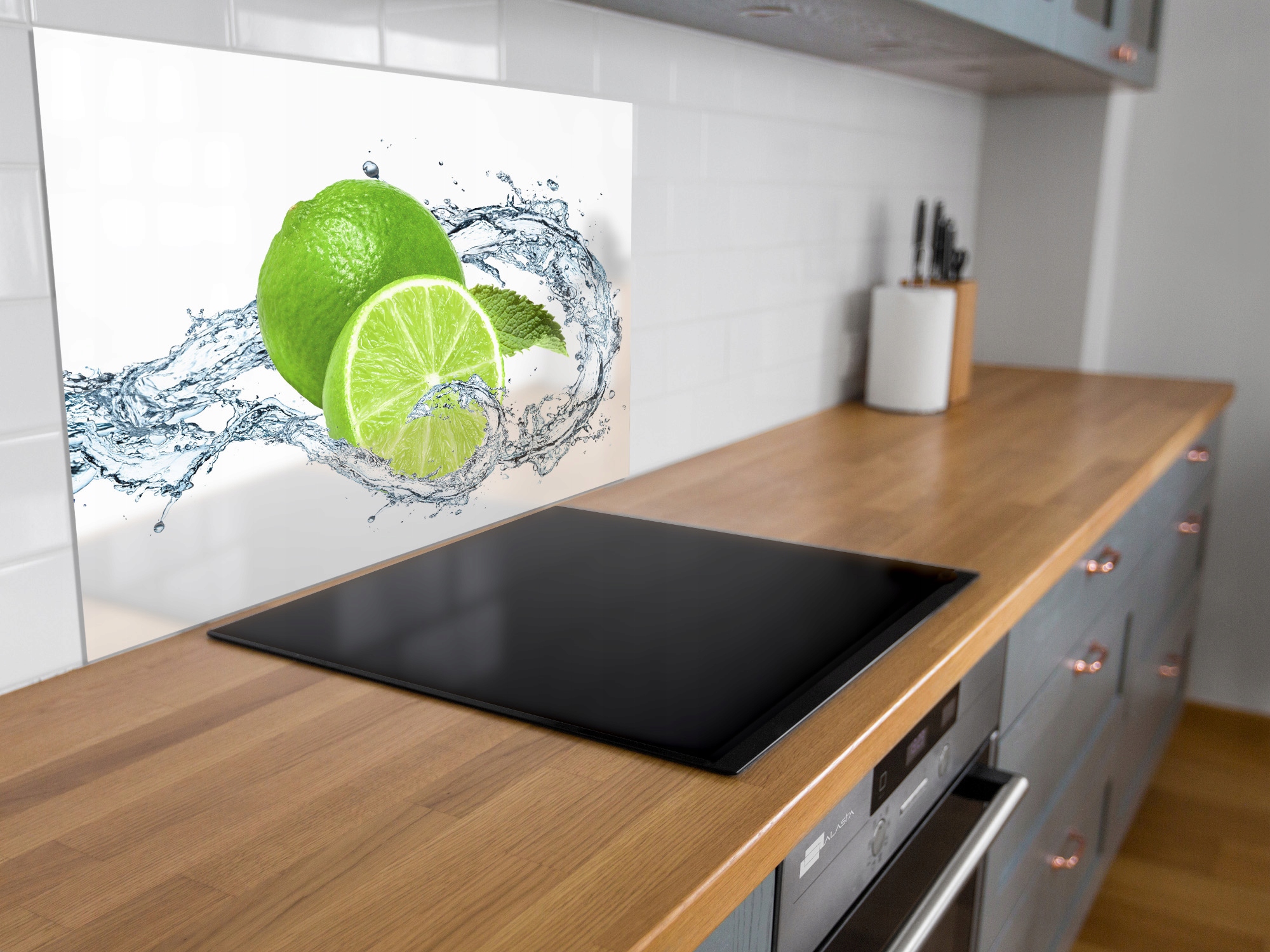 Panel do Kuchni Szkło 80x60 + Gratis Długość 60 cm