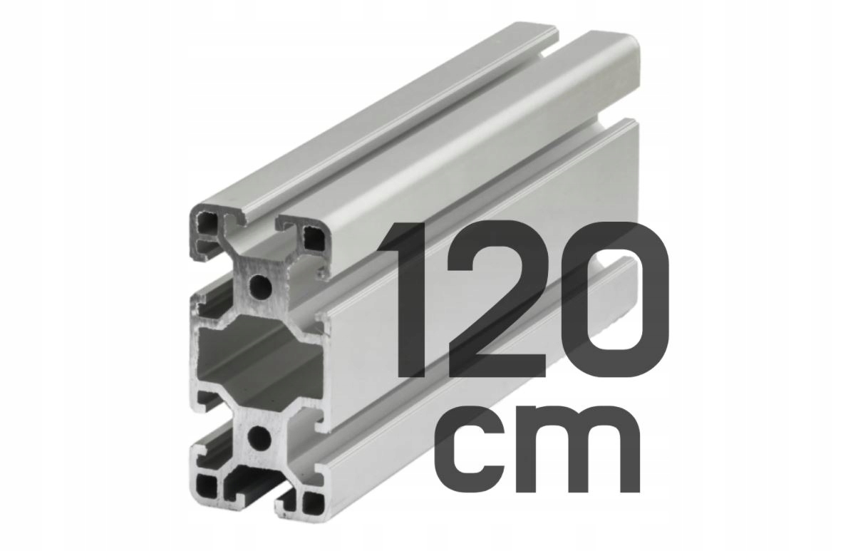 

Aluminiowy Profil Konstrukcyjny 40x80 T8 120 CM