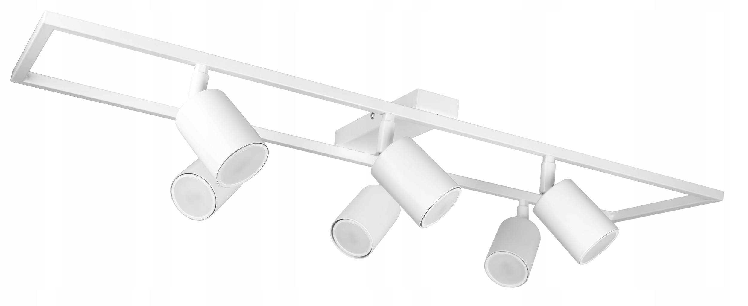 LAMPA SUFITOWA NATYNKOWA 6XGU10 LED SPOT BIAŁA RUCHOMA REFLEKTOR LOFT