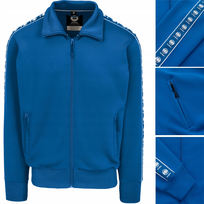 Pit Bull bluza Oldschool Powers track Zip blue od Ari -- M