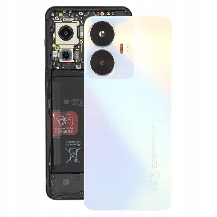 Original Battery Cover with Camera Lens For Realme C55 Gold