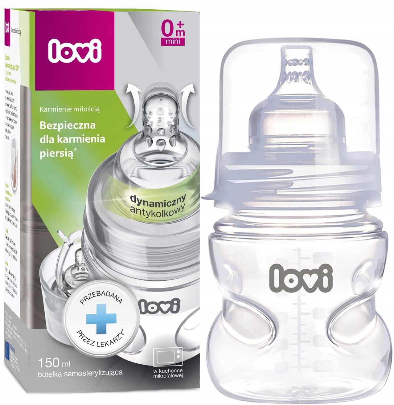 

Lovi Butelka samosterylizująca 150ml SUPERvent New