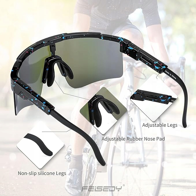 Sportowe okulary przeciwsłoneczne FEISEDY Marka inna marka