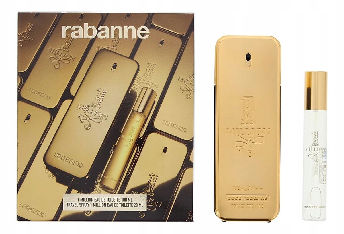 Paco Rabanne 1 Million Men Sada toaletní voda 100 ml toaletní voda 20 ml