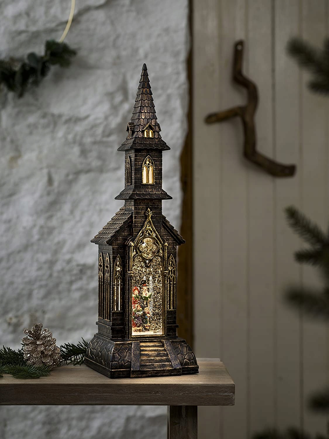 KONSTSMIDE LATARNIA ŚWIĄTECZNA KULA ŚNIEŻNA Marka inna