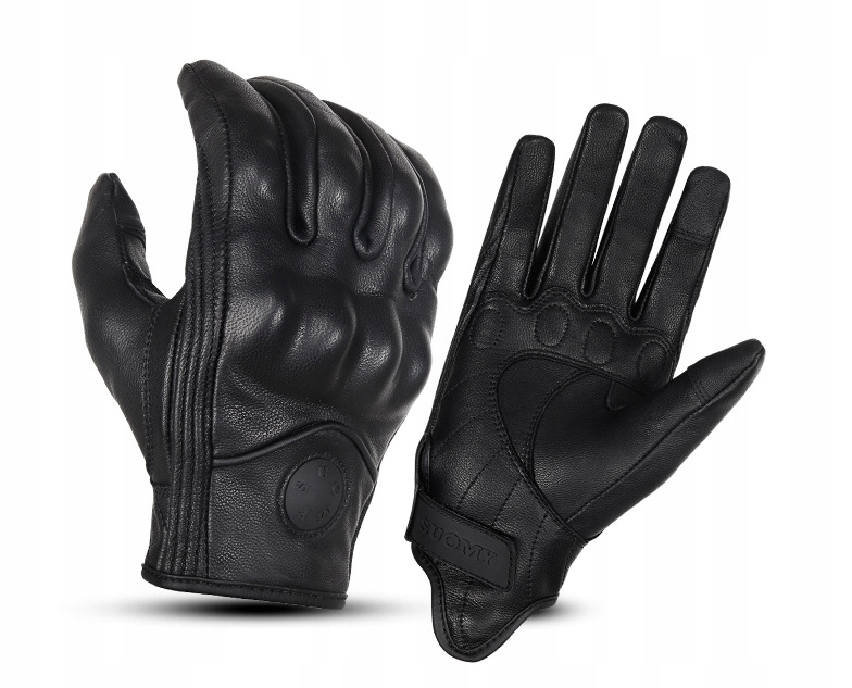 SKÓRZANE RĘKAWICE MOTOCYKLOWE SUOMY DOTYK CZARNE L Rodzaj Brak informacji