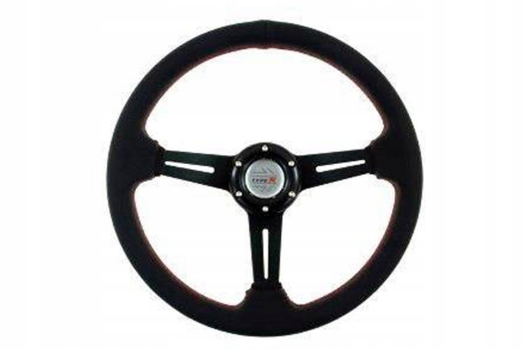 Volant Pro 350 mm ofset: 40 mm Čierna koža