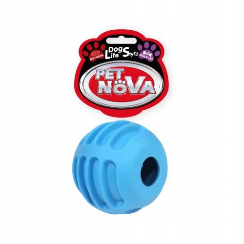 

Petnova piłka na przysmaki 6cm niebieska dla psa