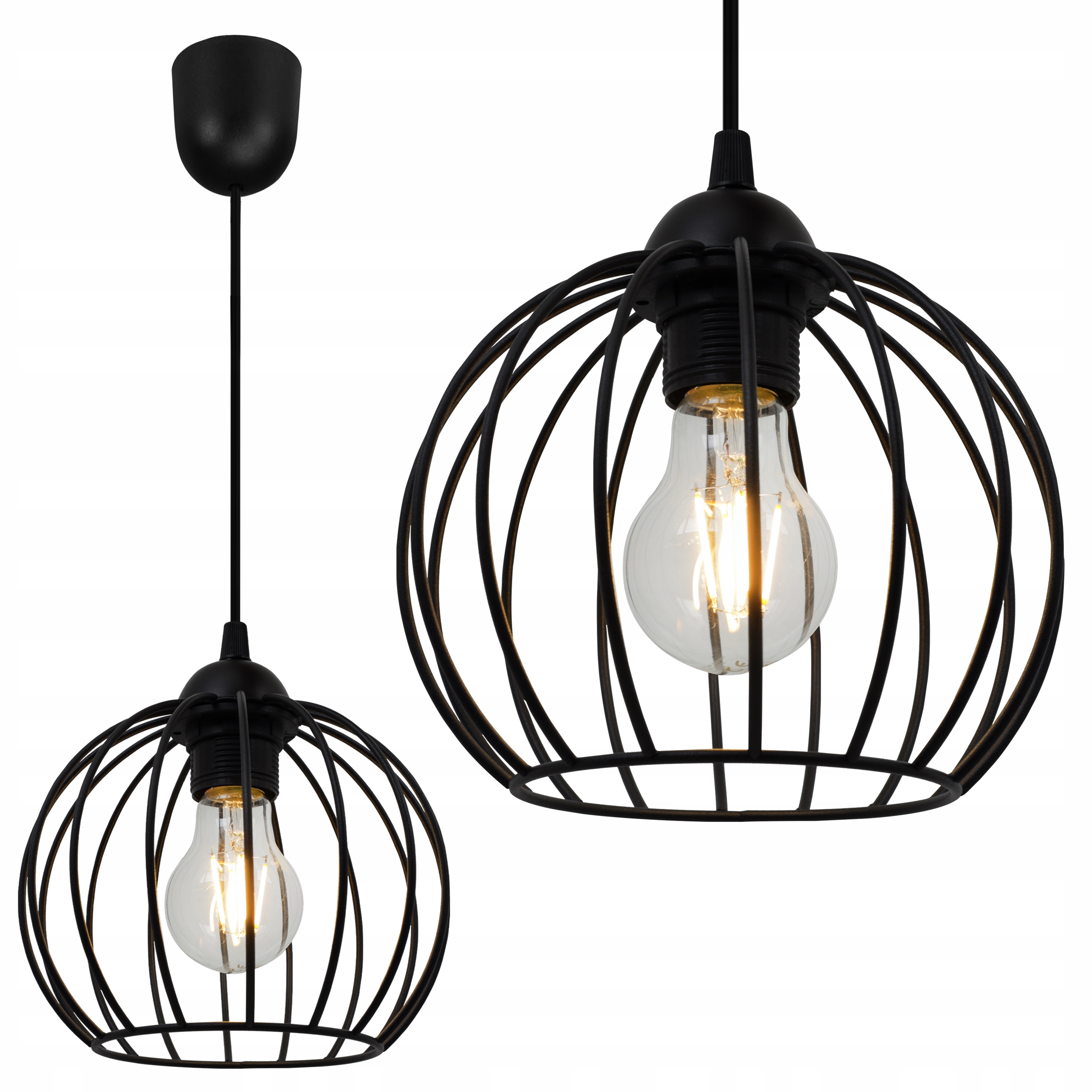 

Loftowa Lampa Wisząca Druciak Edison Retro Led