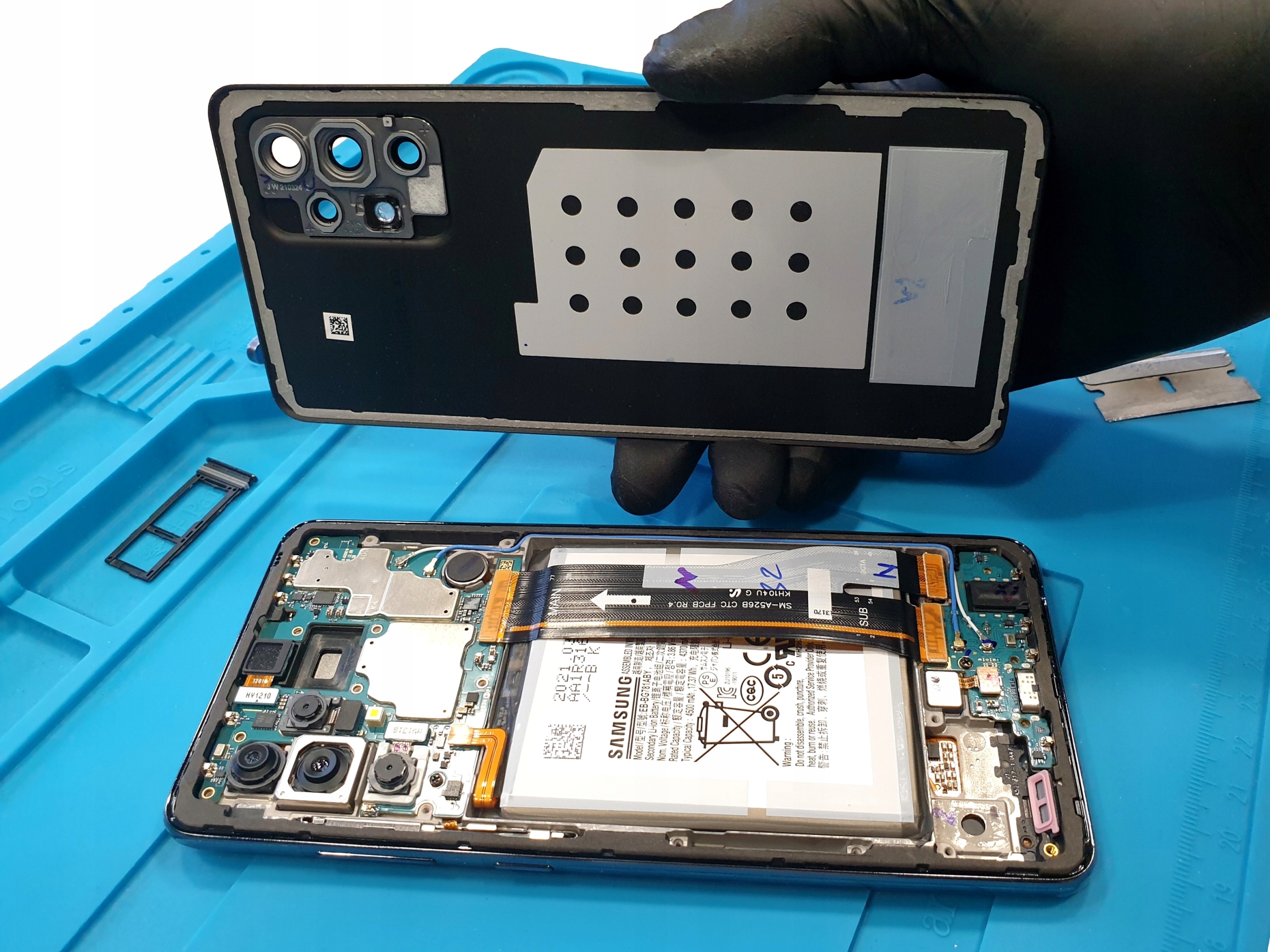 Samsung Galaxy A52 A52s 5G ORYGINALNA TAŚMA LCD POŁĄCZENIOWA DOLNEJ PŁYTKI Marka Samsung