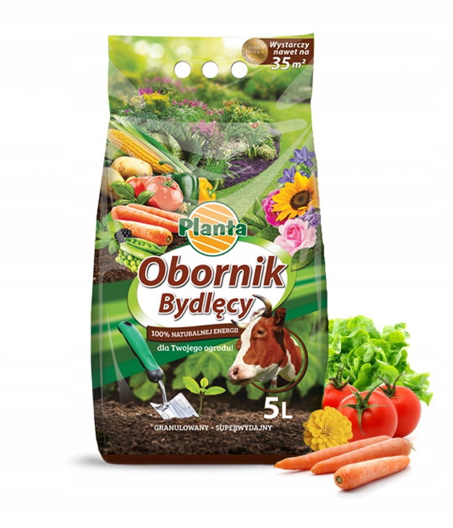 

Nawóz Bio obornik bydlęcy granulowany 5L planta