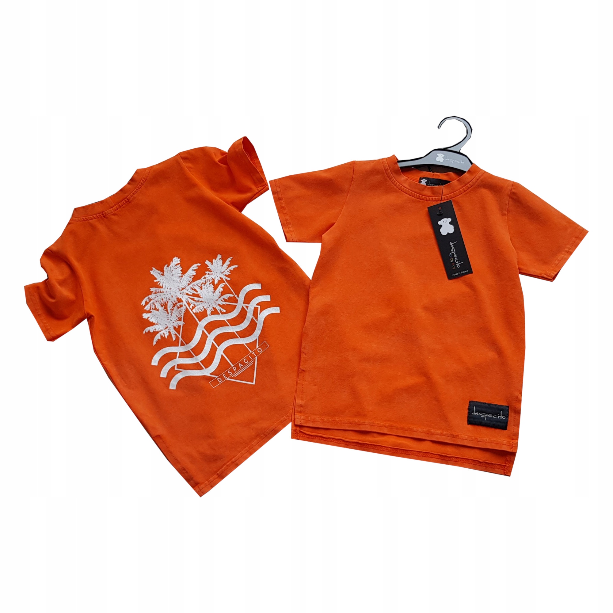 

T-shirt Despacito dekatyzowany pomarańcz 128