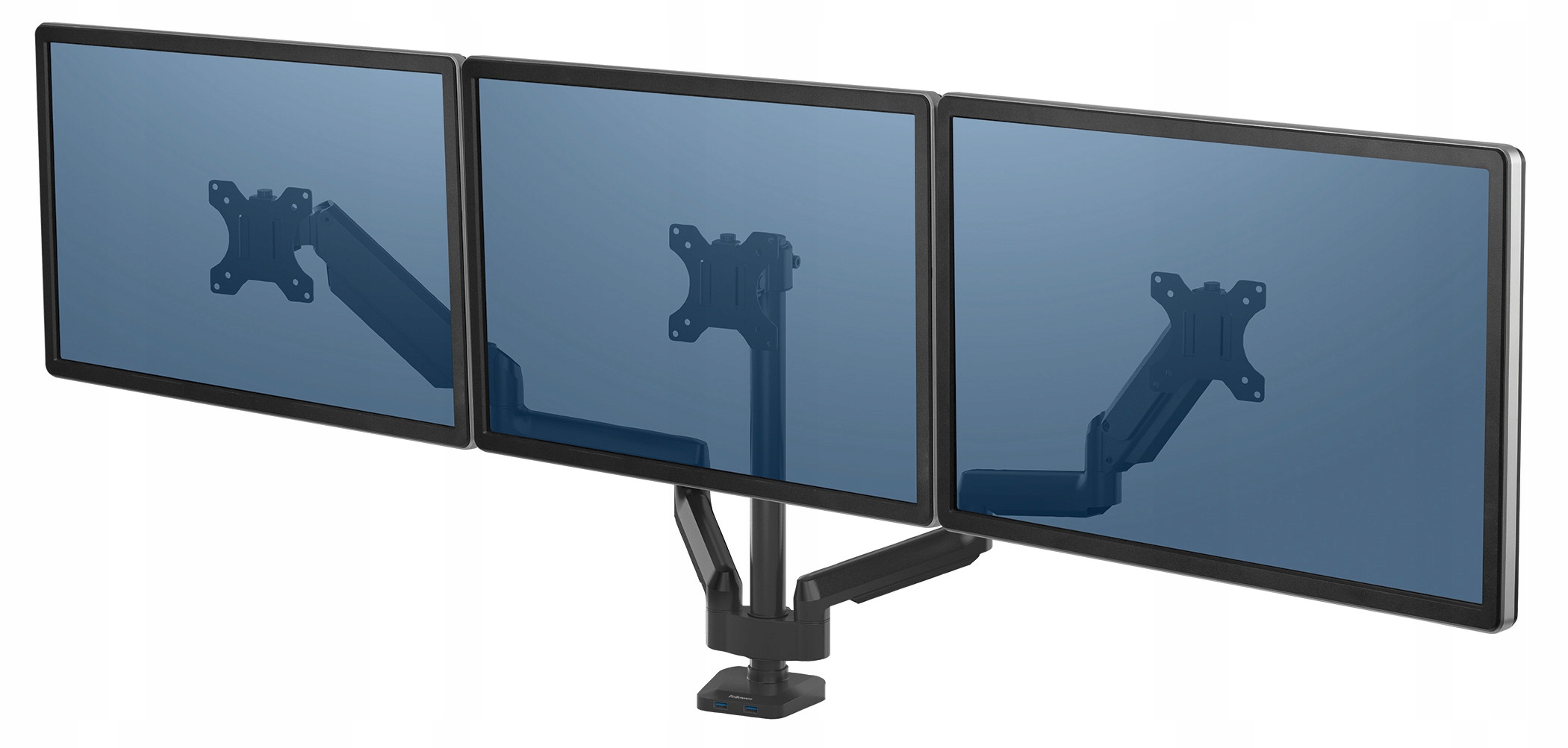 Uchwyt Na 3 Monitory LCD Regulacja Platinum Series