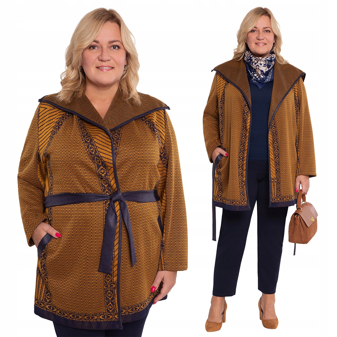 Kardigan s páskem 48