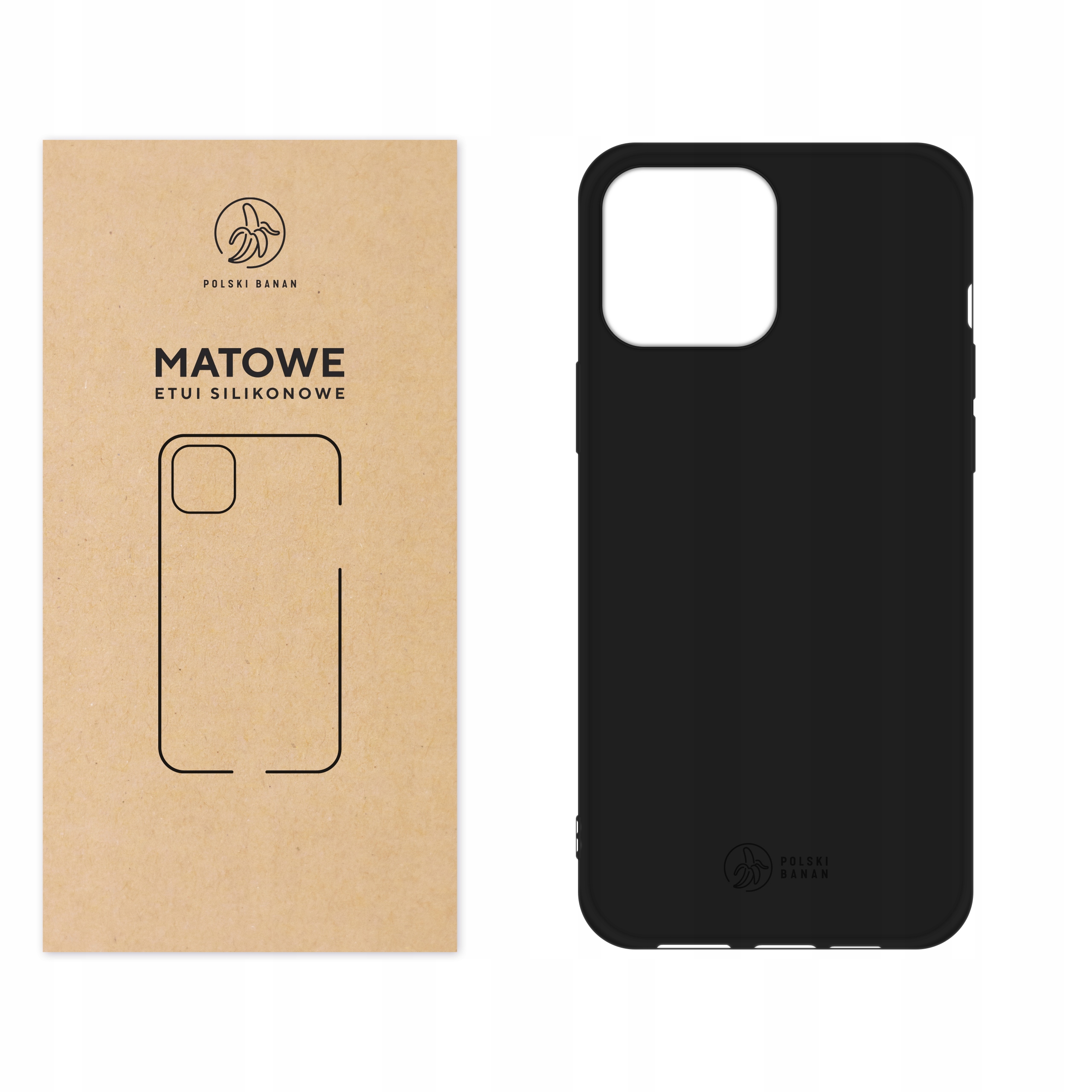 

Etui Matowe do iPhone 13 Pro Max czarne