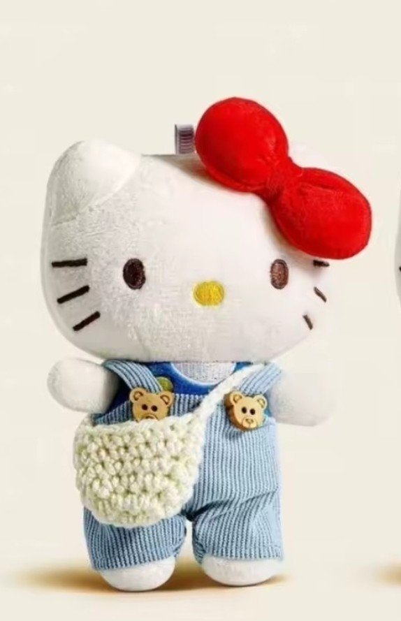 Hello Kitty Plyšový přívěsek na klíče, taška na Dárek 14 cm