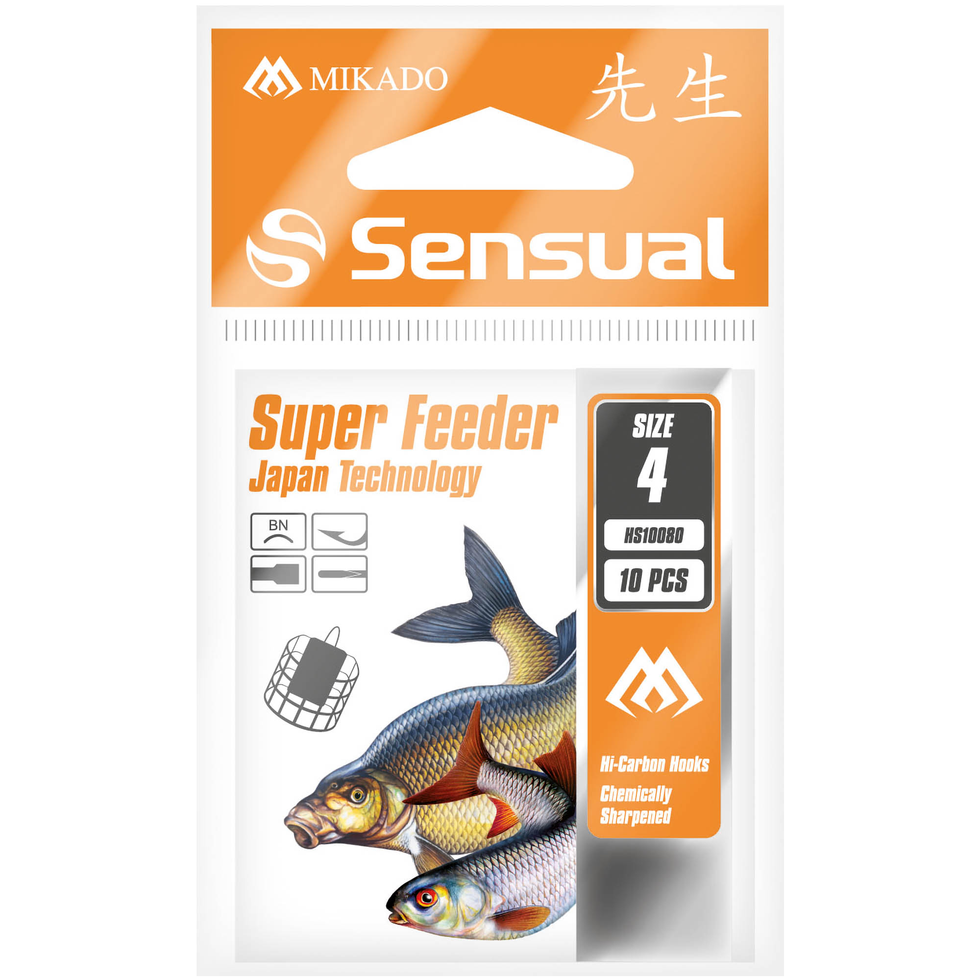 Haczyki Mikado Sensual Feeder 4 Bn