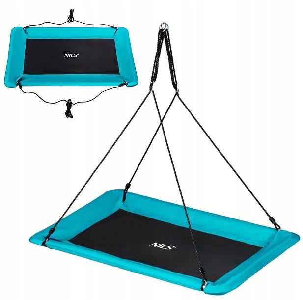 Bocianie gniazdo Huśtawka ogrodowa 150x80cm obciążenie max 150kg Wytrzymała