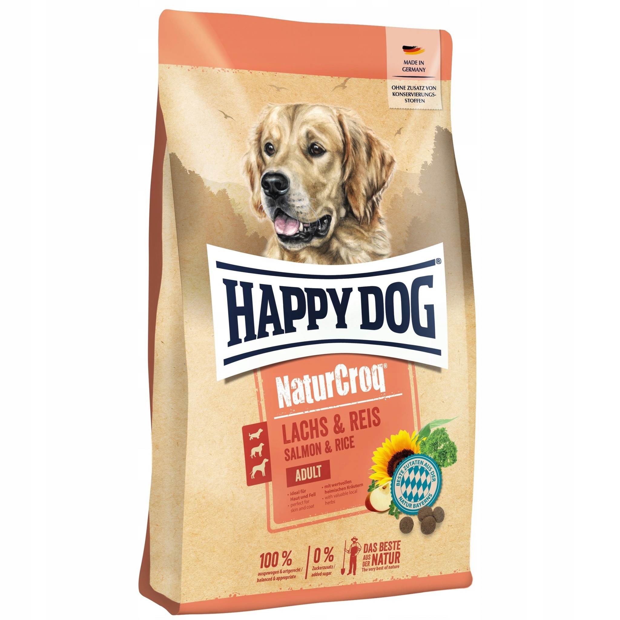 Happy Dog NaturCroq Łosoś & ryż sucha karma dla psa 11 kg