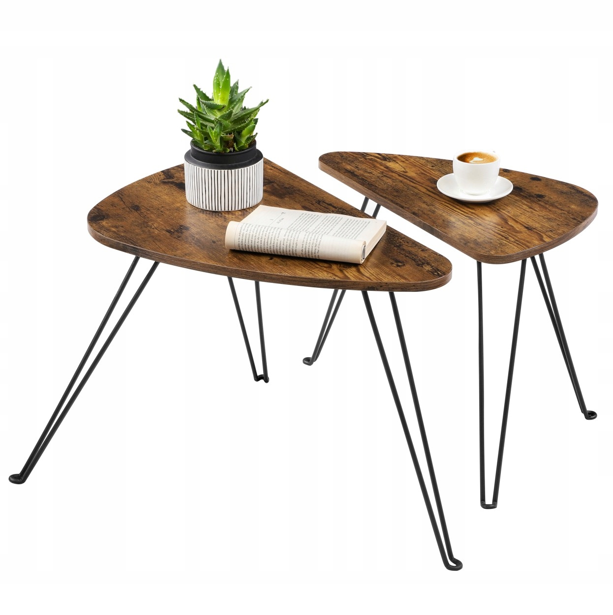 

Nowoczesny stolik kawowy zestaw x2 do salonu loft