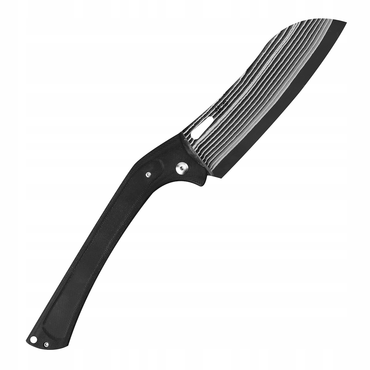 Takeshi Saji R-2 Ručne kovaný skladací japonský nôž Santoku 62-63 Hrc 13 cm
