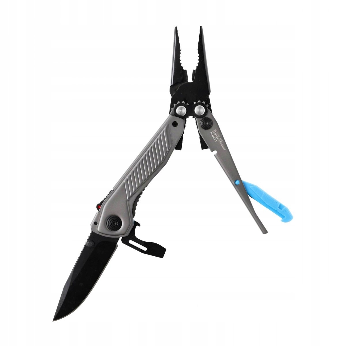 Multitool Sog Flash Mt Urban Gray Cyan 7 nástrojů kombinačky skládací