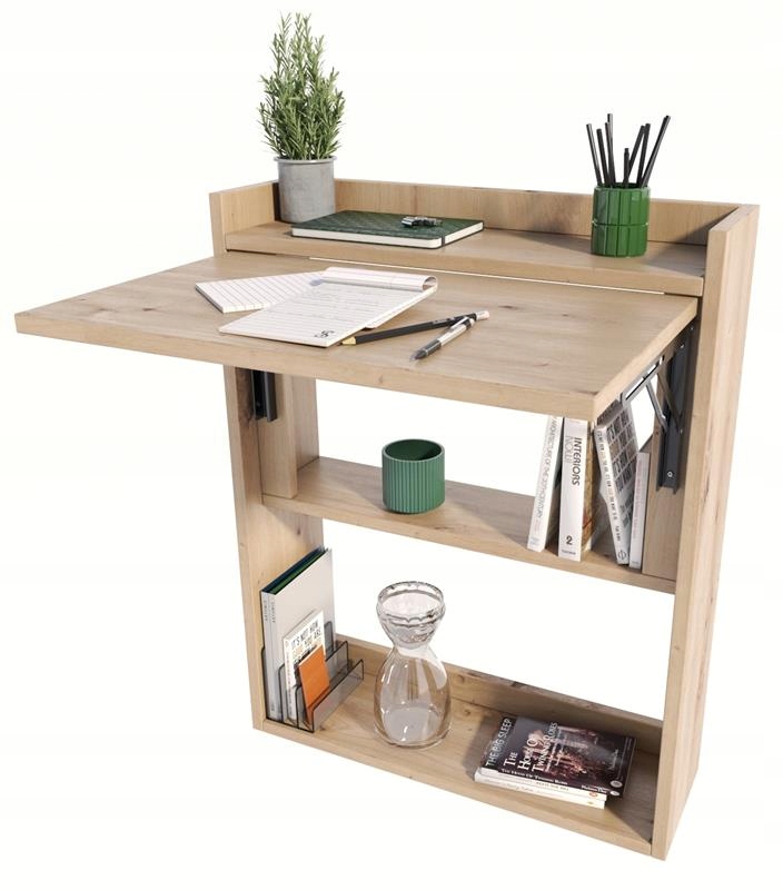 Skladací nástenný stôl artisan, polička, regál Per