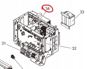 290350 S70E31313 Power Pcb Napájacia Doska Mitsubishi