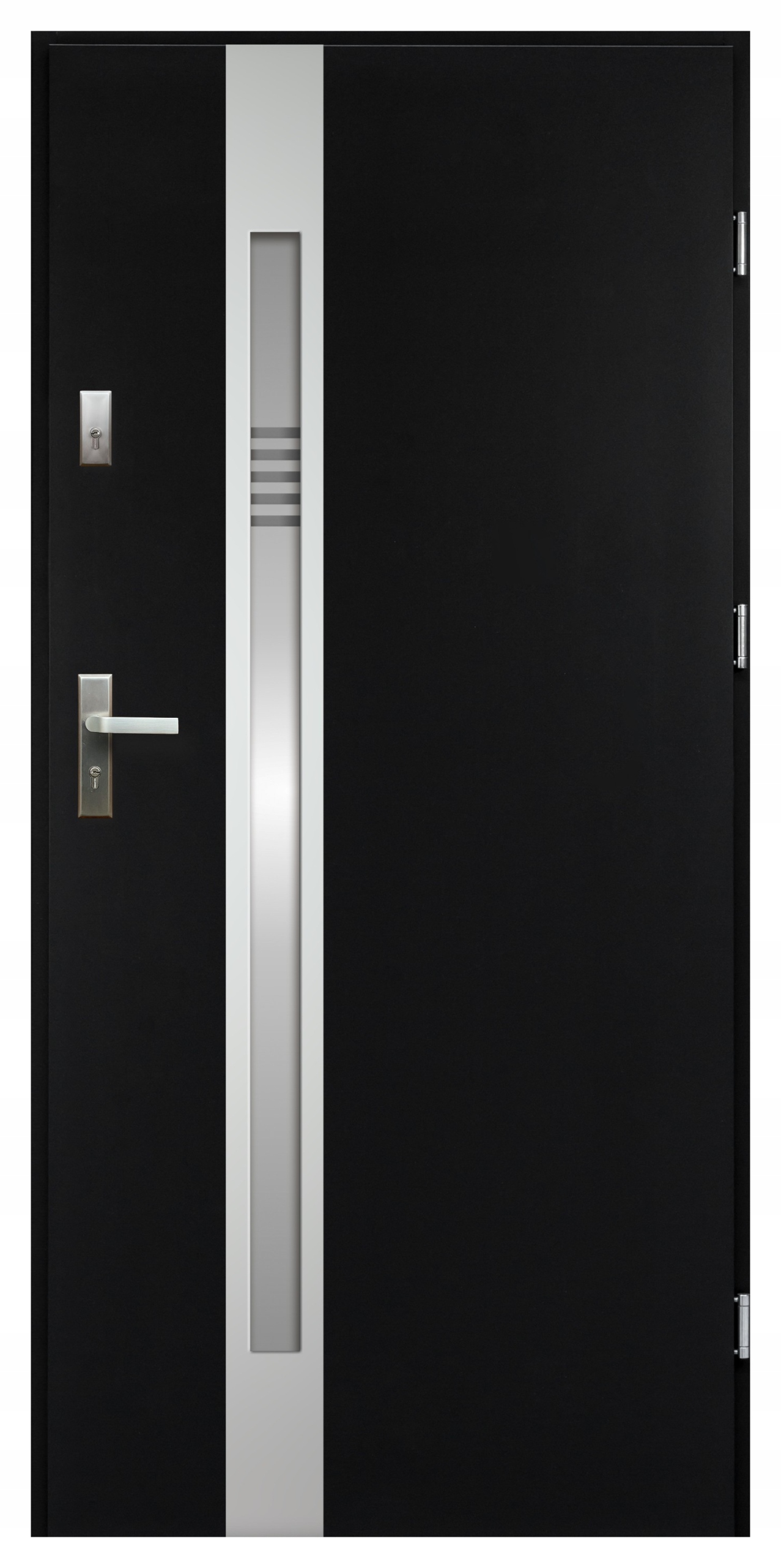 DRZWI PRAWE 55MM ZEWNĘTRZNE ANTRACYT DARK 90 CM