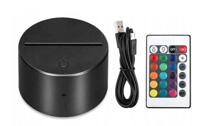 Lampka Nocna 3D Led LOGO DUCATI MOTOR IMIĘ Grawer EAN (GTIN) 5905342809791