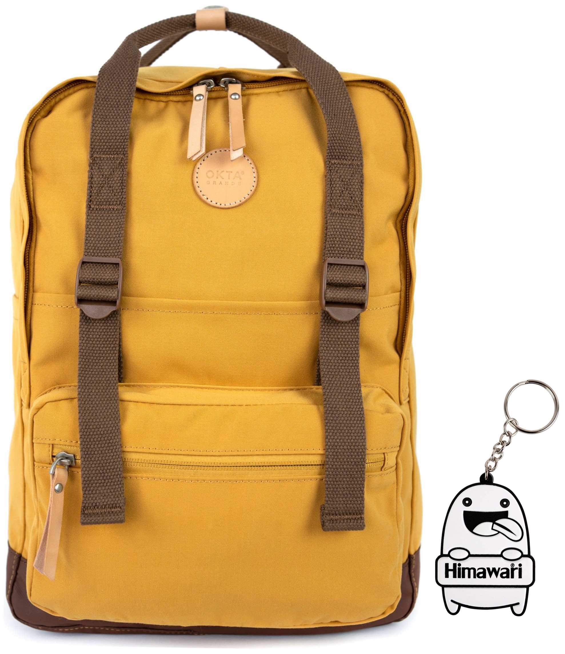 Batoh Himawari Study M – prostorný pro každodenní nákupy, hořčicový