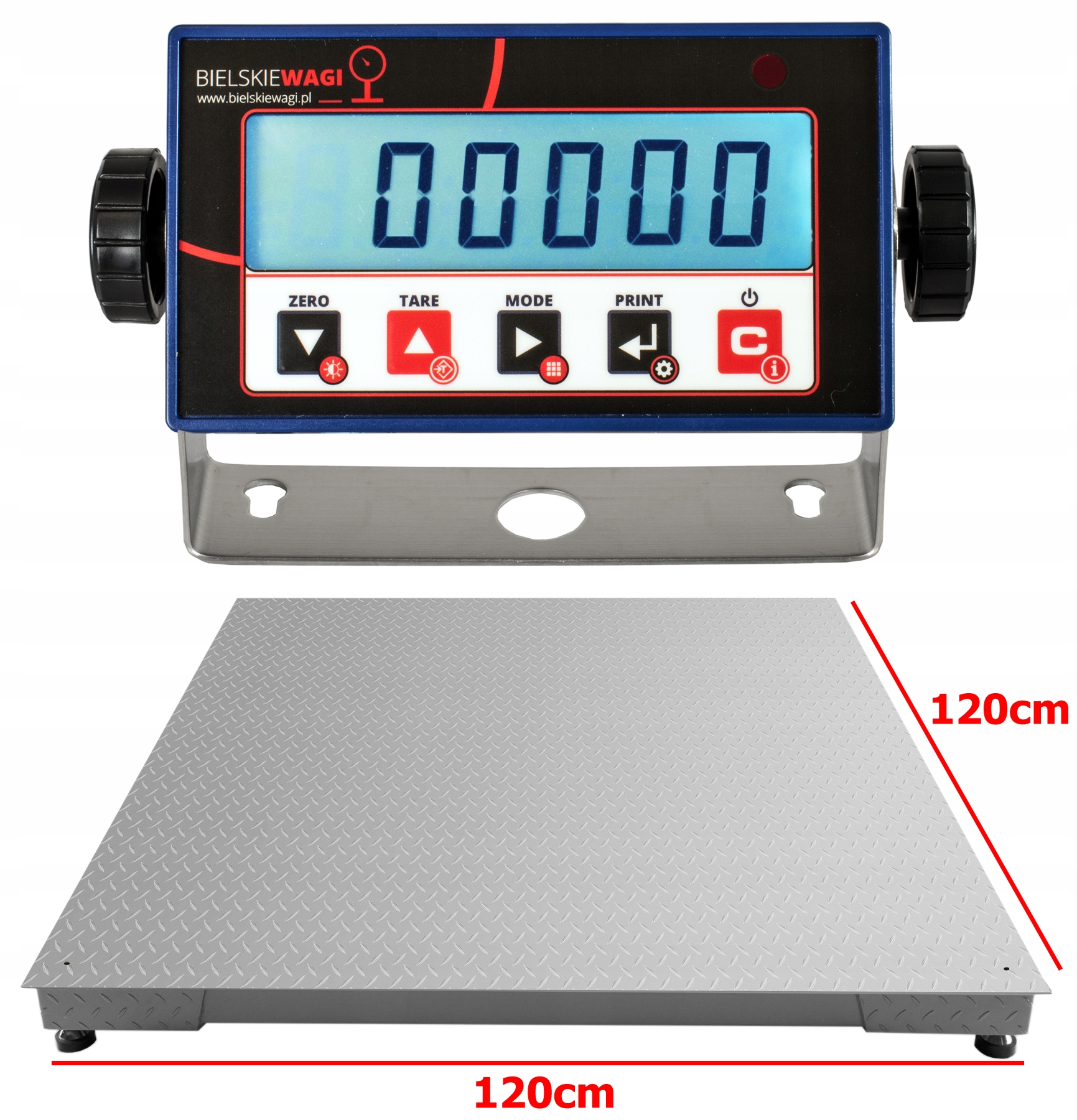 Paletová Skladovací Váha 1500KG 1,5T 120x120cm S Novou Legalizací Platforma