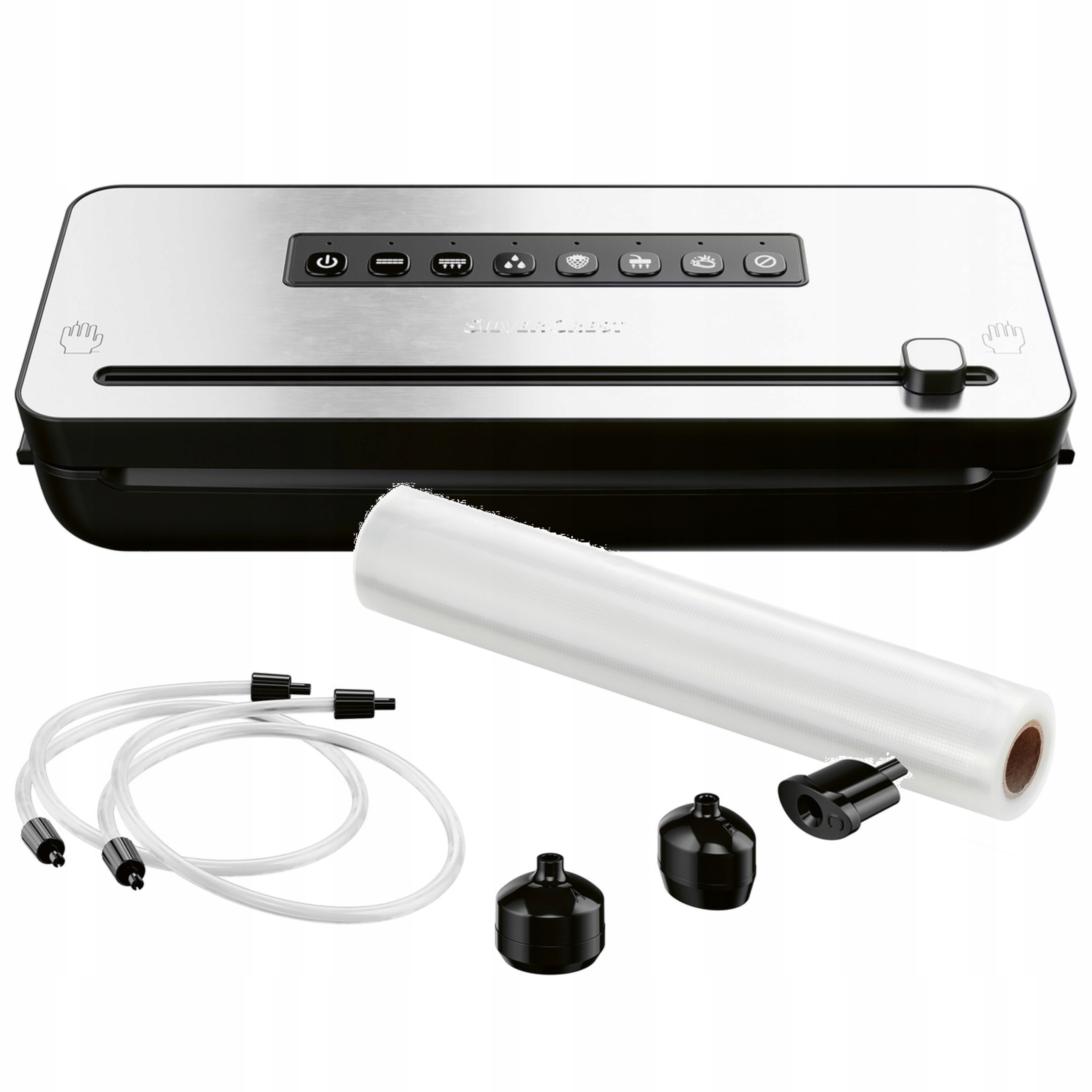 Balicí stroj Silvercrest, vakuová svářečka s nožem 160 W fólie adaptéry