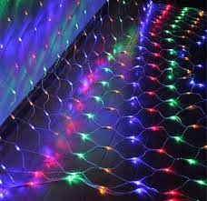 

Lampki Led Siatka Świecąca Kurtyna 3mx2 m Kolorowa