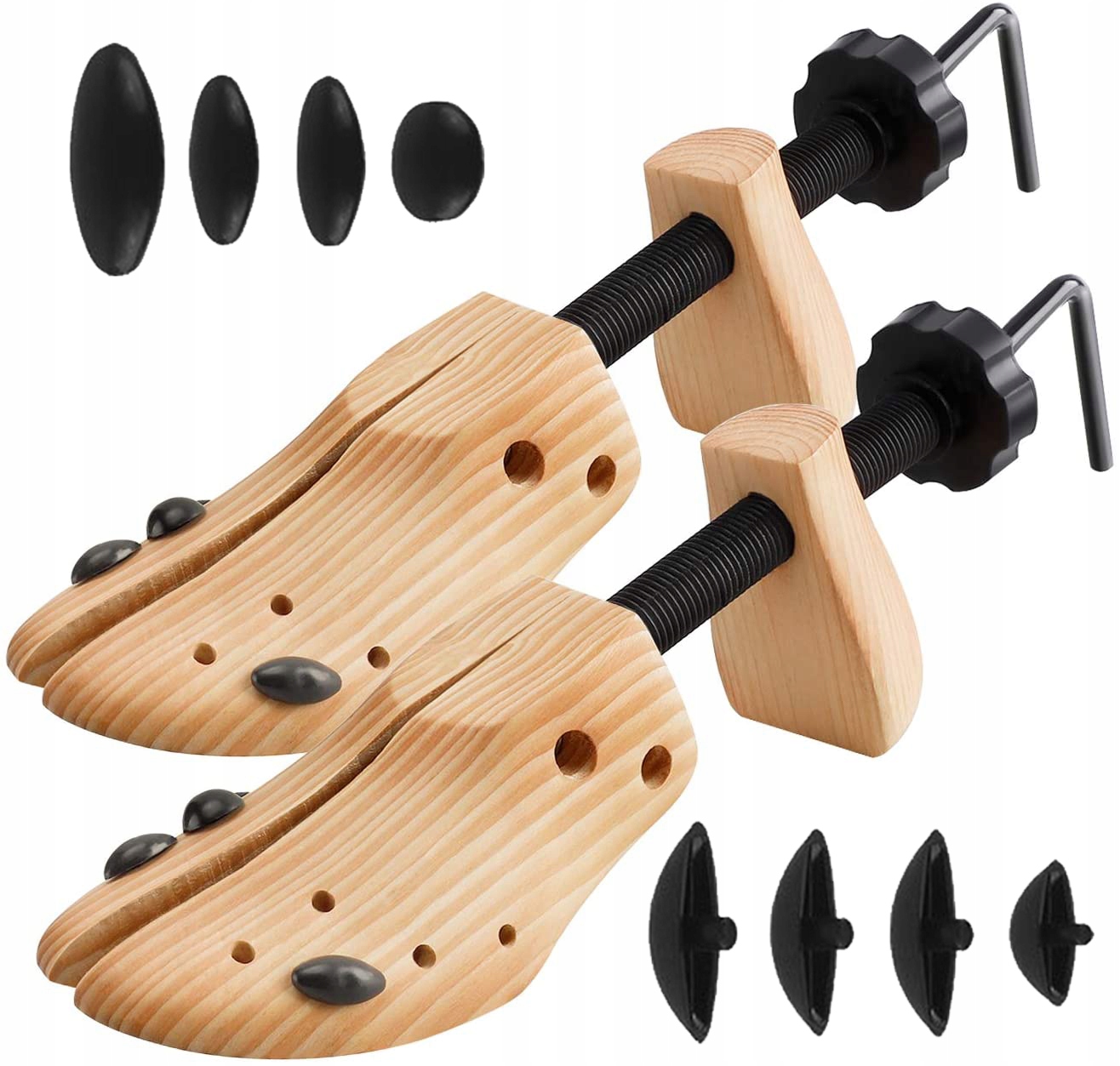 DREWNIANE Prawidła do Rozciągania Butów REGULOWANE 39-41 PARA 2szt