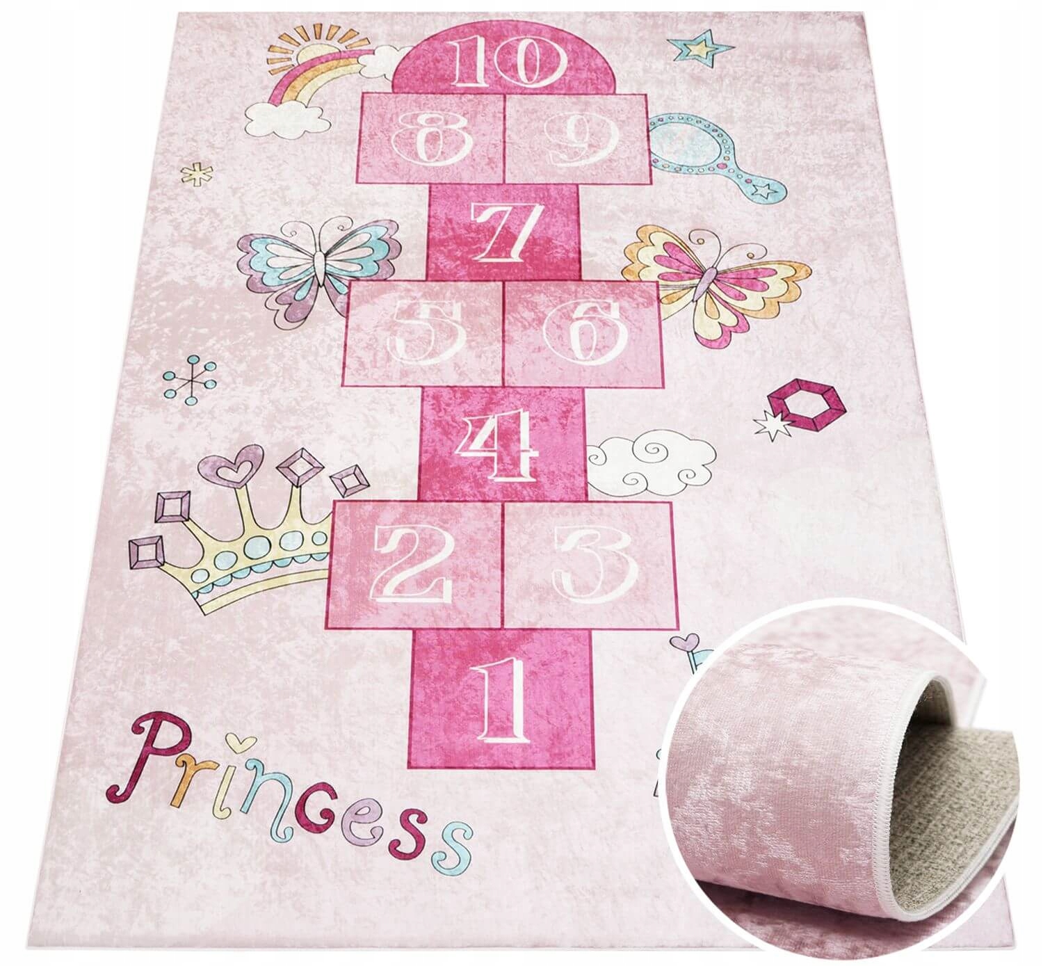 

Dywan Dziecięcy Kolorowy Antypoślizgowy 80x120