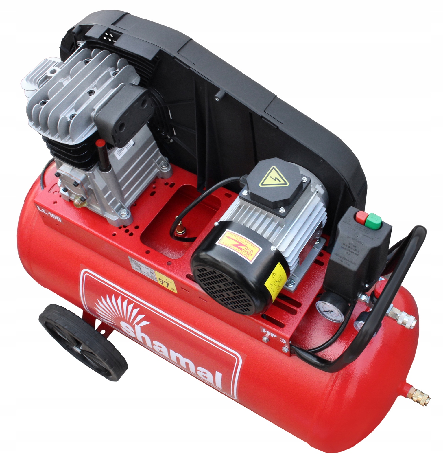 SHAMAL KOMPRESOR SPRĘŻARKA TŁOKOWA CT 330/100 SB28C 2KW 400V Model Sprężarka tłokowa CT 330/100