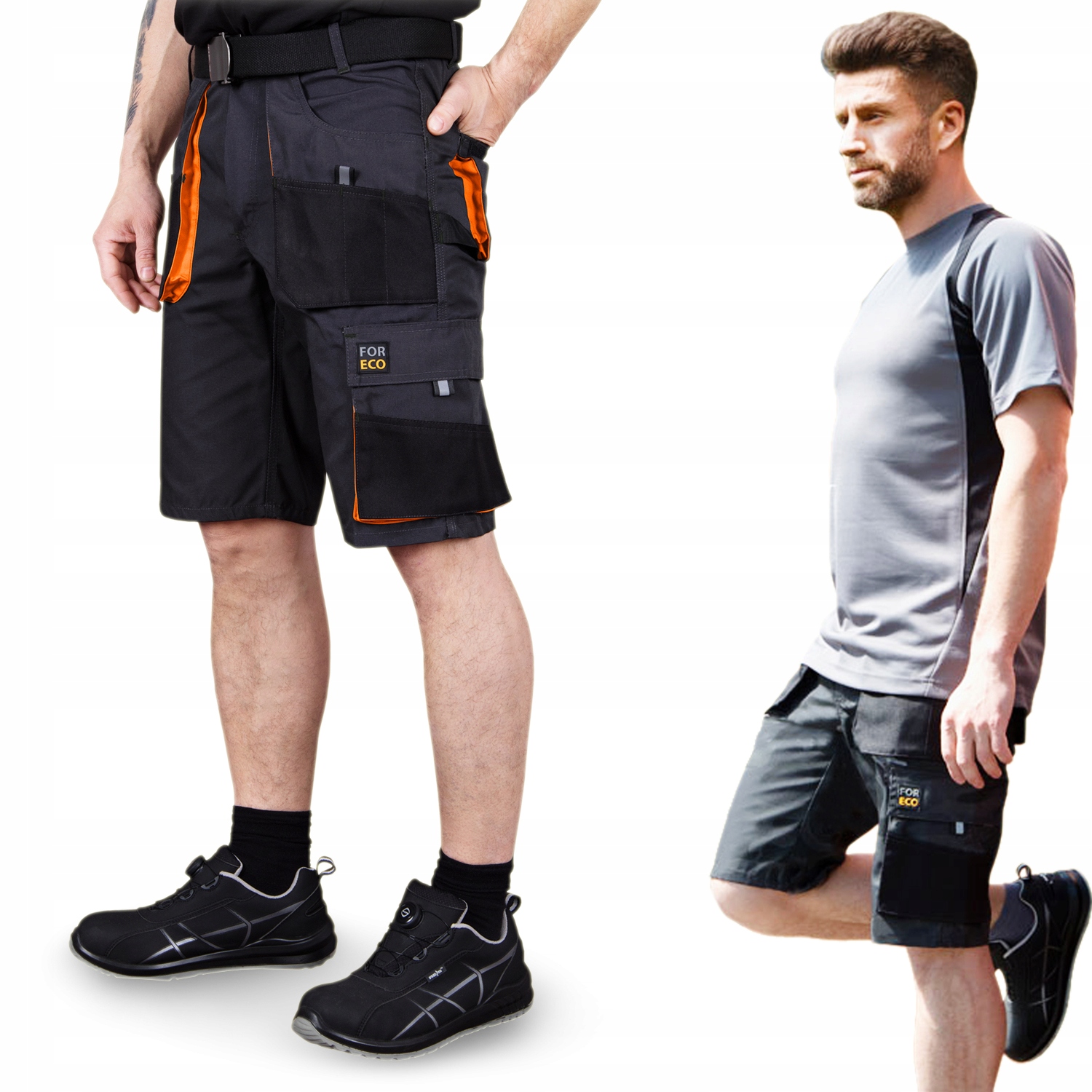 

Krótkie Spodenki Męskie Monterskie Robocze r. 2XL