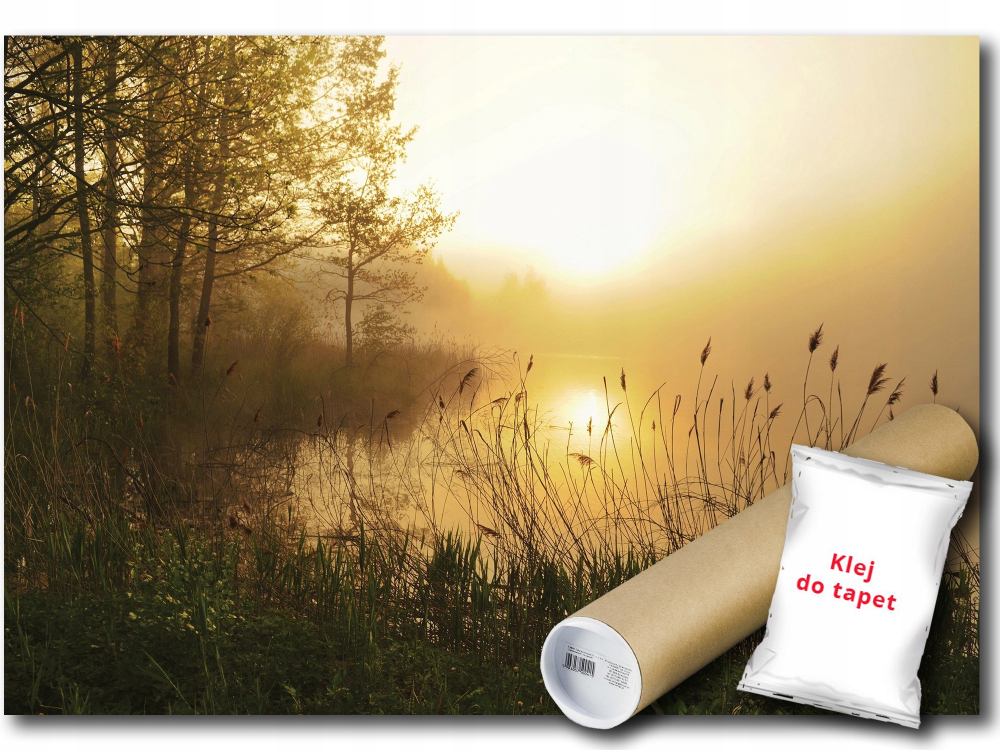 Fototapeta Flizelina Jezero Rybník Mlha 368x254