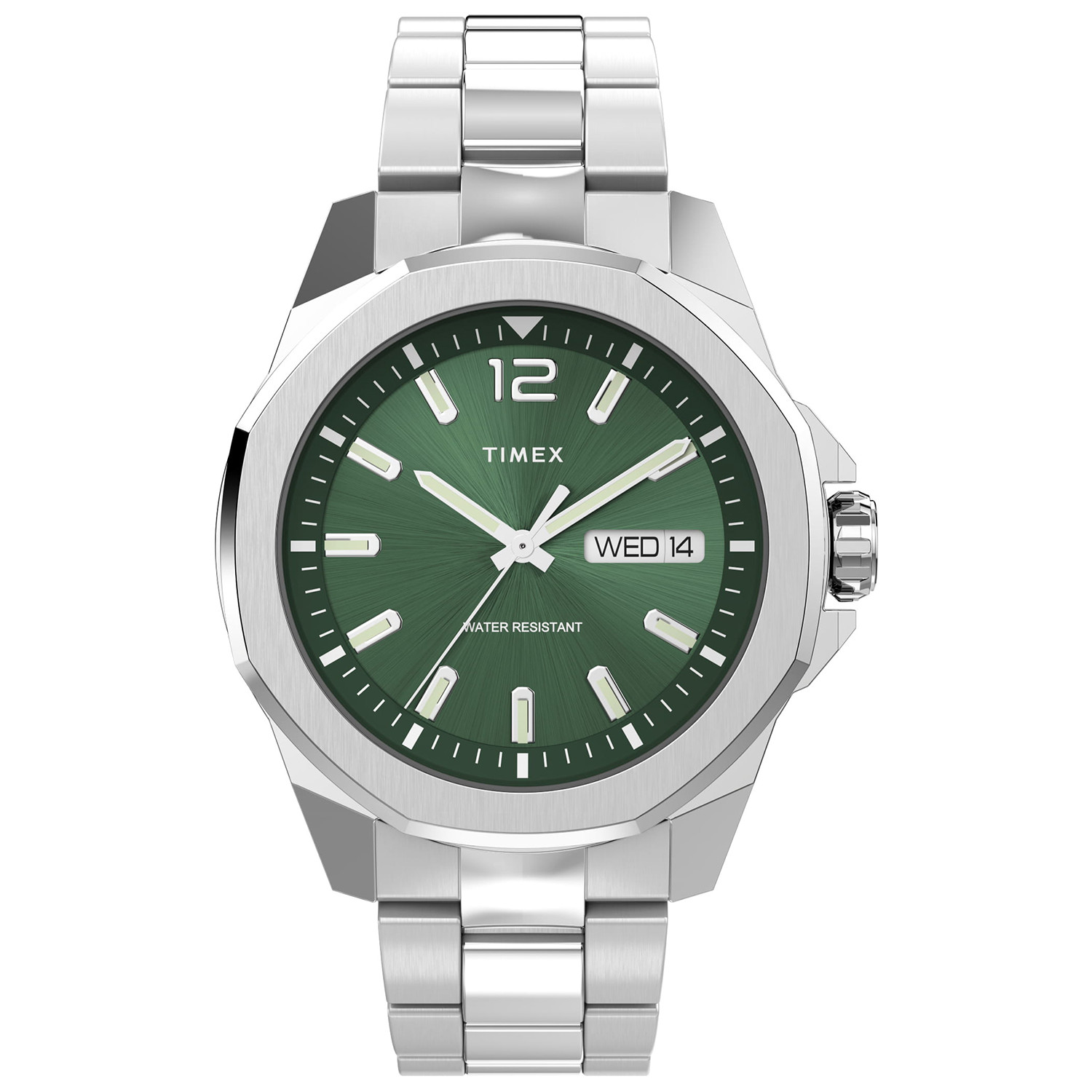 Pánské Hodinky Timex TW2W13900 stříbrné