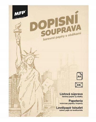 PAPETERIA ZESTAW LISTOWY LIST NEW YORK EAN (GTIN) 8595138588114