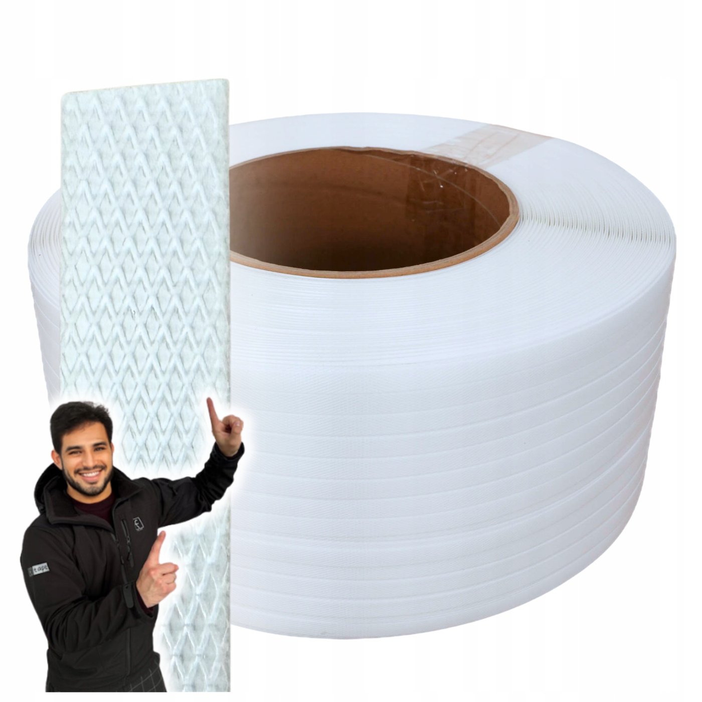 Pp páska 16x0,80 mm 1500 m Páskovač na spojování palet polypropylen Felan