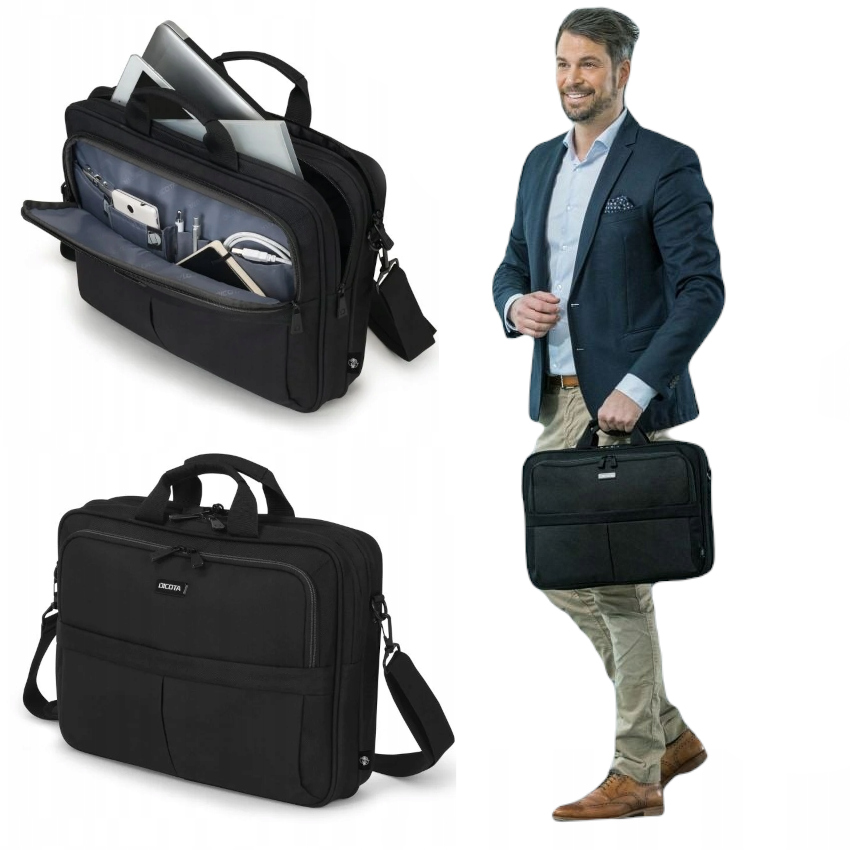 

Duża męska teczka torba biznesowa na laptop 12-14"