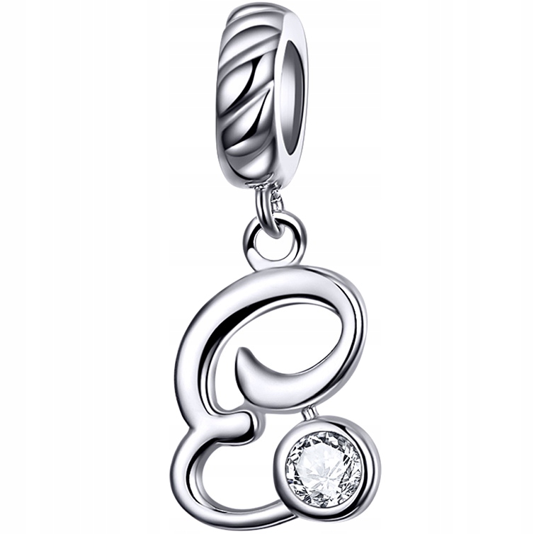 

Charms Literka E do Pandora srebro 925 koralik