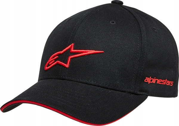 Kšiltovka Alpinestars Hat Rostrum Black/red