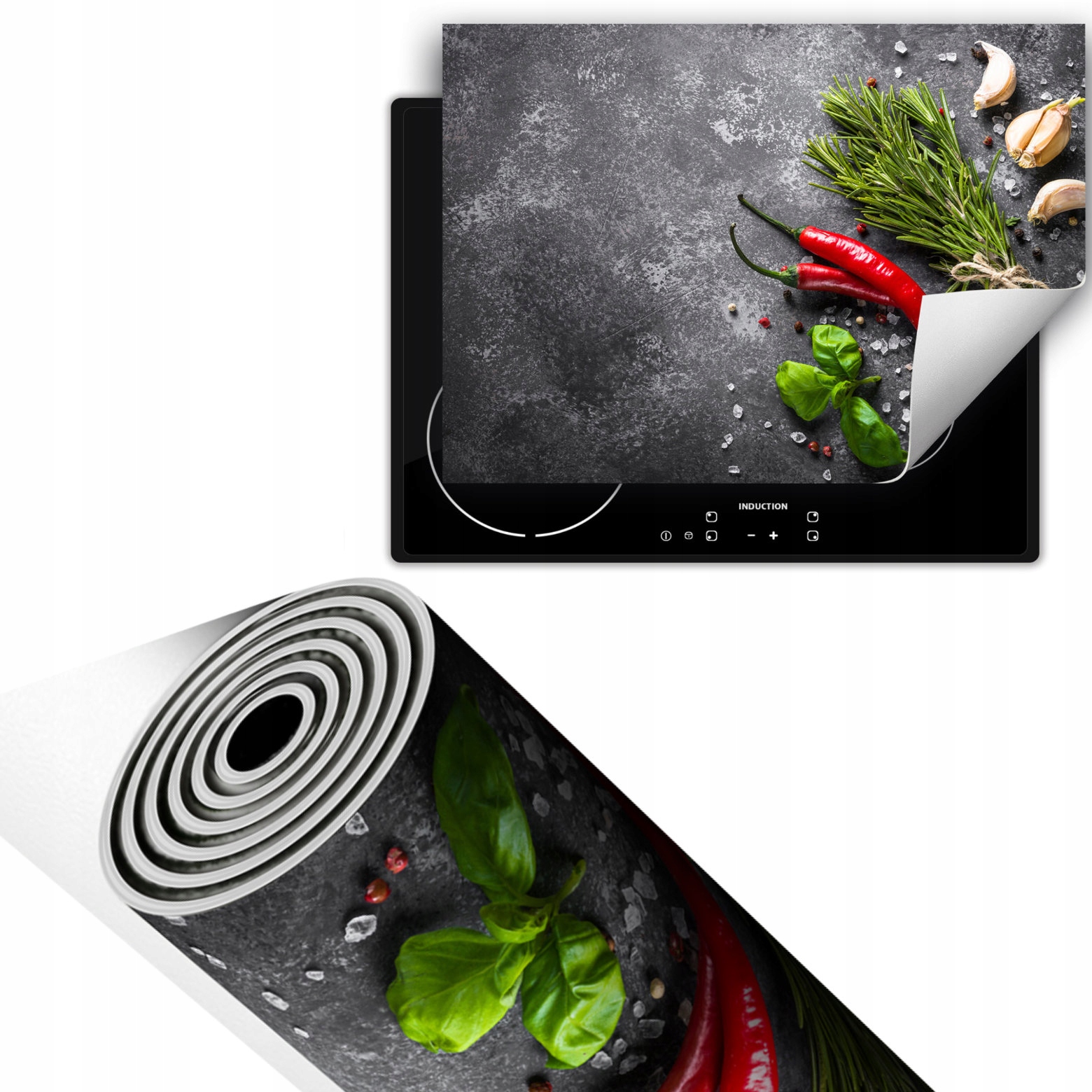 Svinovací Ochranná Podložka Do Kuchyně 70x52 Chilli koření